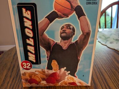 Karl Malone MVP Cereal Box