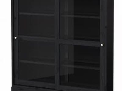 IKEA HAVSTA cabinet with sliding glass doors