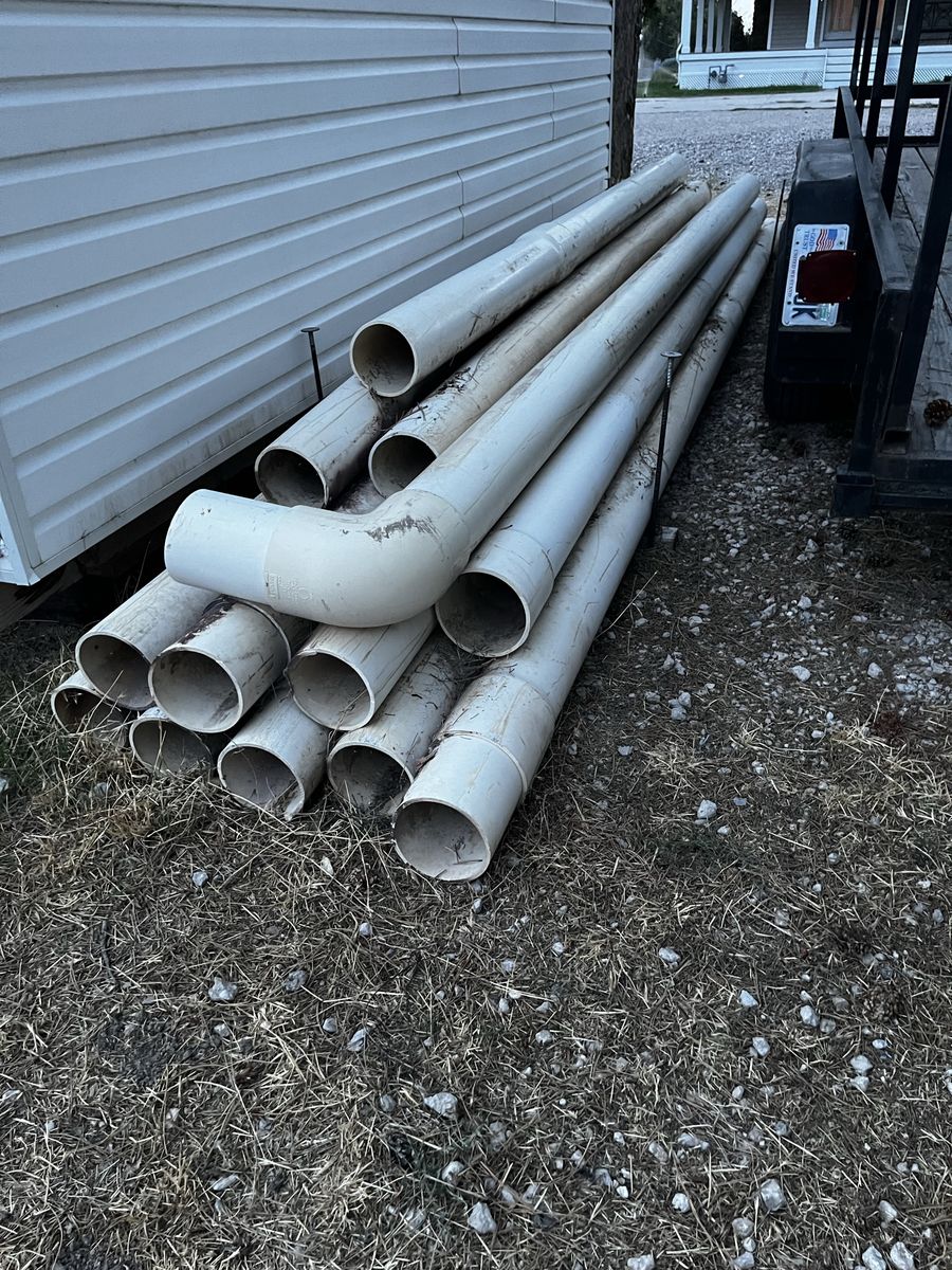234’ Used PVC Pipes 6” 