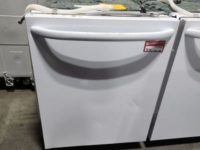 GE White Built-In Dishwasher with Sanitize Cycle - Good Condition