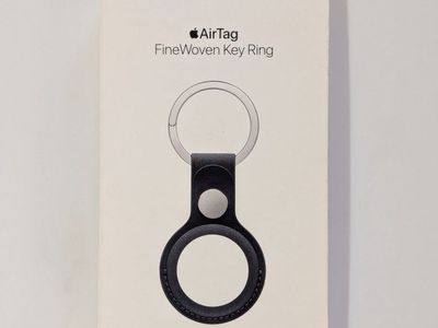 New Apple AirTag FineWoven Key Ring