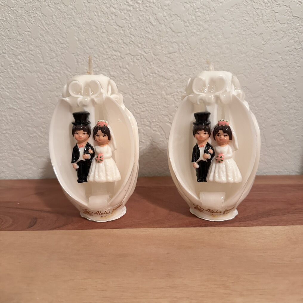 New Aloha Maui Wedding Candle Set