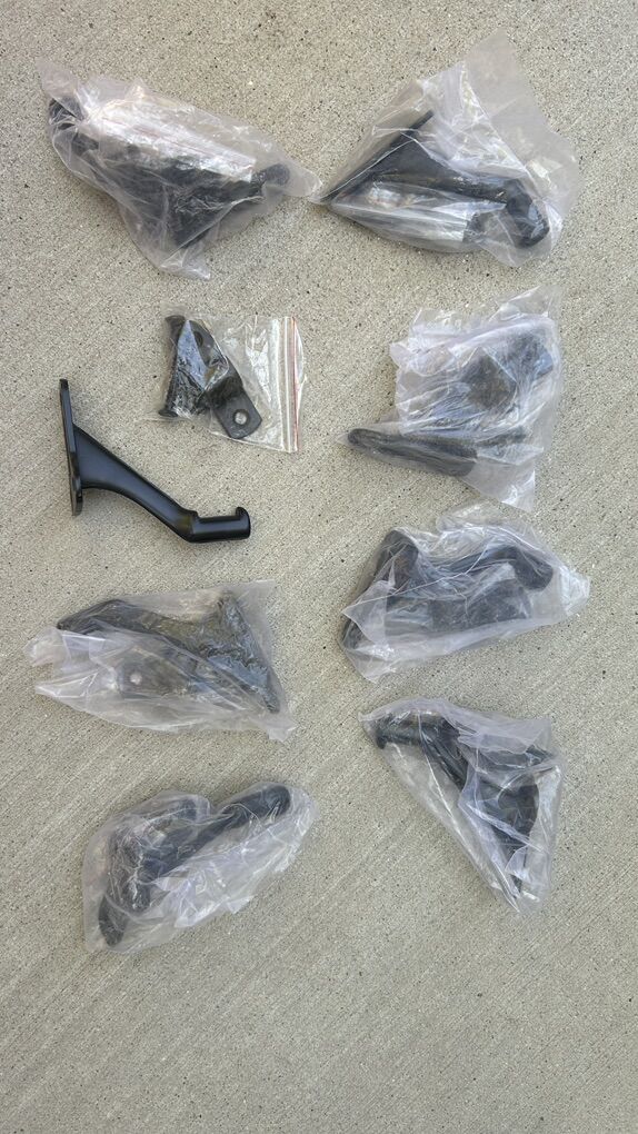 Matte Black Handrail Bracket