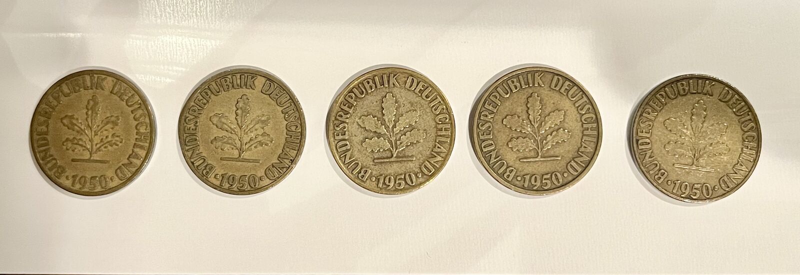 West German Pfennig Coins 1950 – 1994