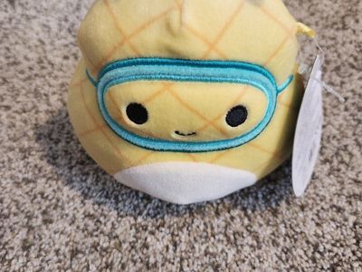 Squishmallows Maui Pineapple with Goggles Plush Toy Original 5-inch Yellow Stuffed Animal New