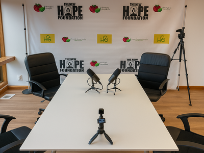 Shared Office with Podcast Studio / Board Room WITH VIEWS