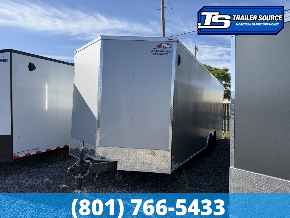8.5x24 American Hauler Arrow Deluxe Enclosed Cargo Trailer - 7'6" Interior - 10K GVWR - .080 PolyCor, Dovetail