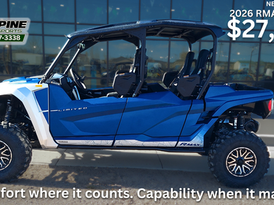 2026 Yamaha Wolverine RMAX 1000 Limited