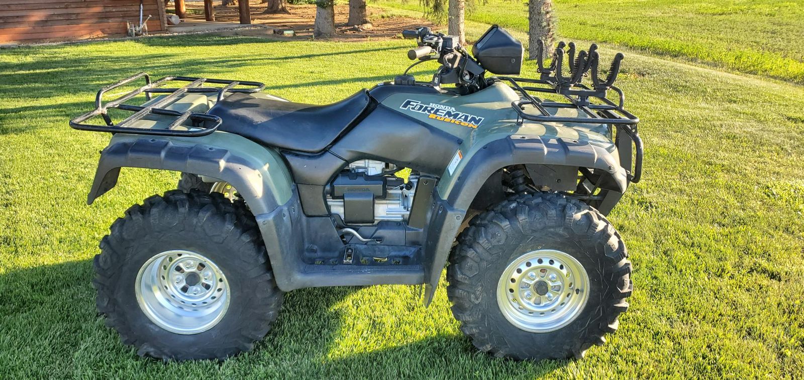 Honda Foreman Rubicon 4x4 ATV Green - Front/Rear Racks & Gun Mounts
