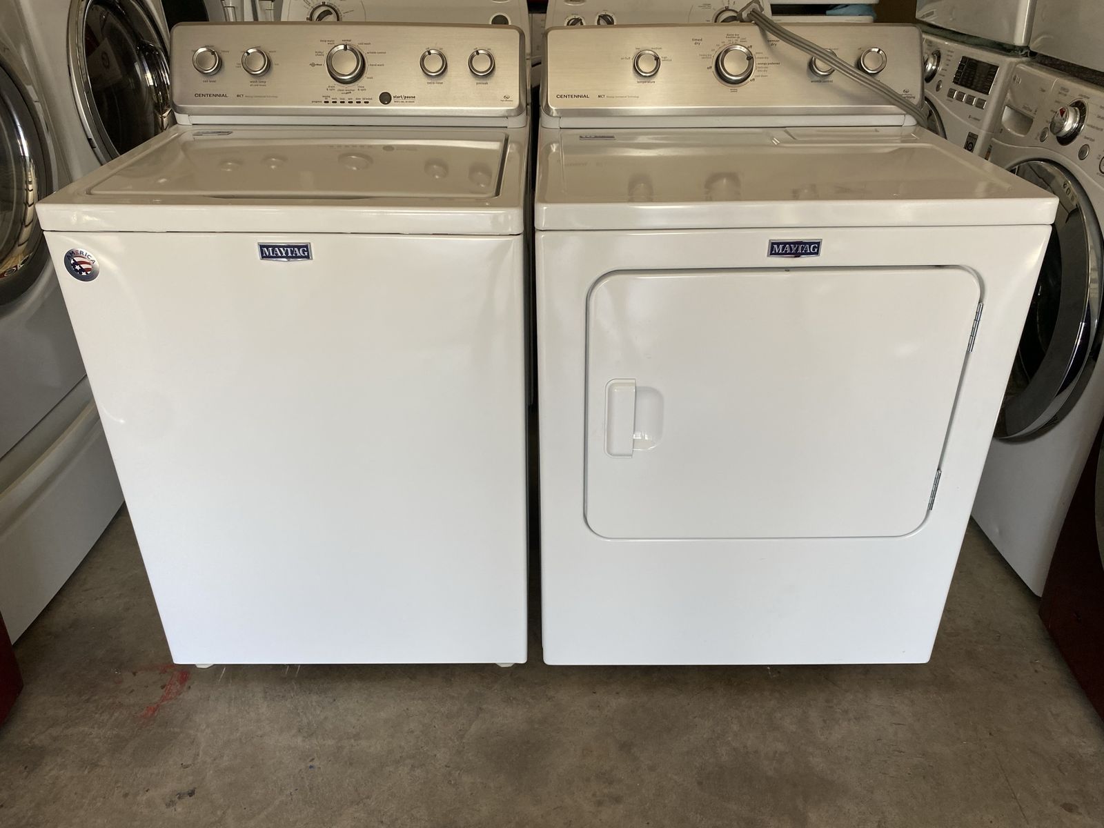 Maytag centennial washer and 3 prong electric dryer 