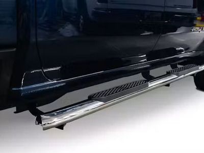 2019 - 2026 Chevrolet Silverado & GMC Sierra 1500; 2500; 3500 4 INCH Stainless Oval Step Bars