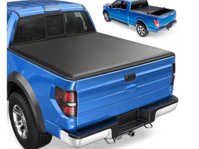 Soft Roll-up 8ft Truck Bed Tonneau Cover for Ford F-250 & F-350 Super Duty 1999-2016, F-450 Super Duty 2008-2016, Fleetside 8 ft