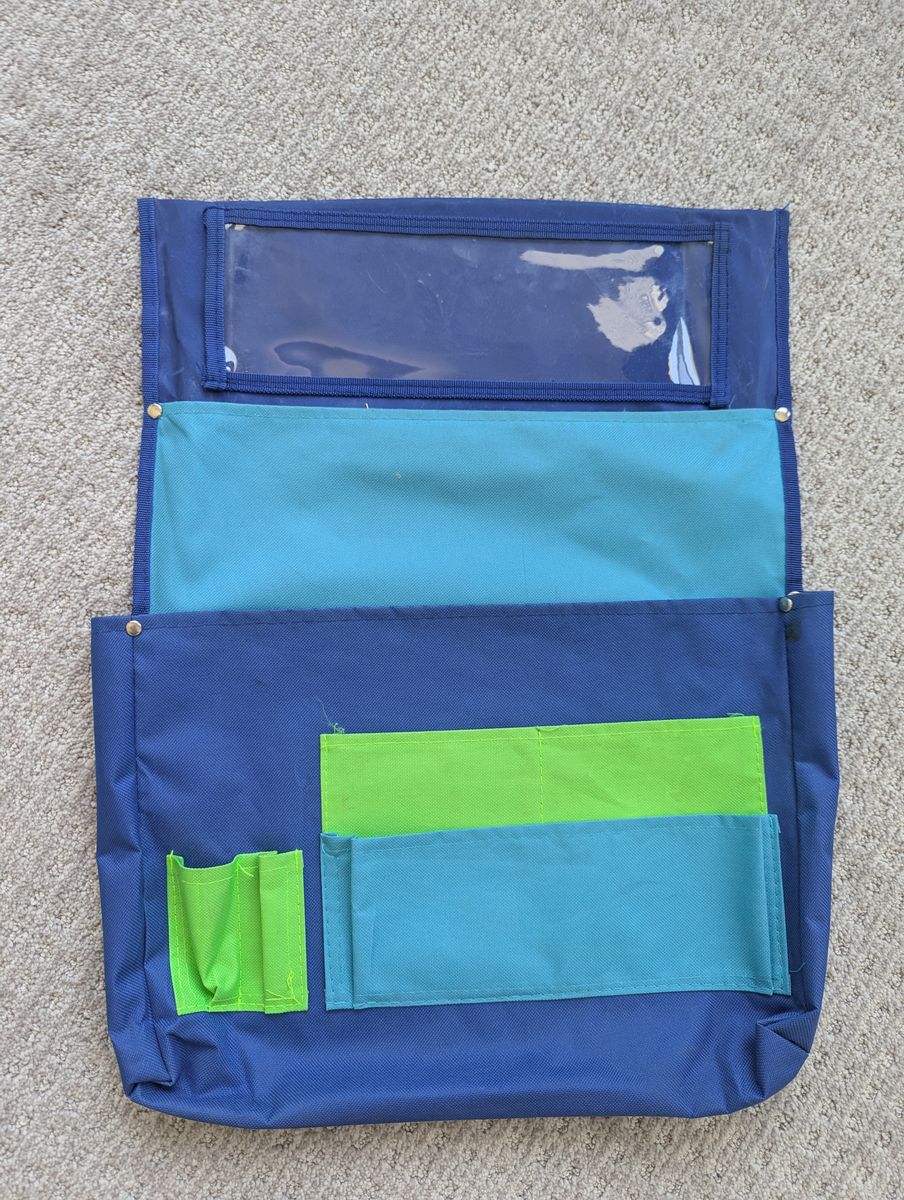 Teacher Created Resources Chair Pocket, blue/green