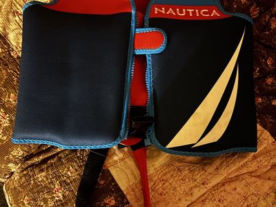 Nautica Blue and Red Swimming Aid Vest