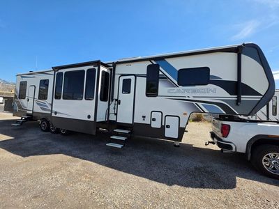 2022 Keystone Carbon 398 17 Foot Garage Toy Hauler