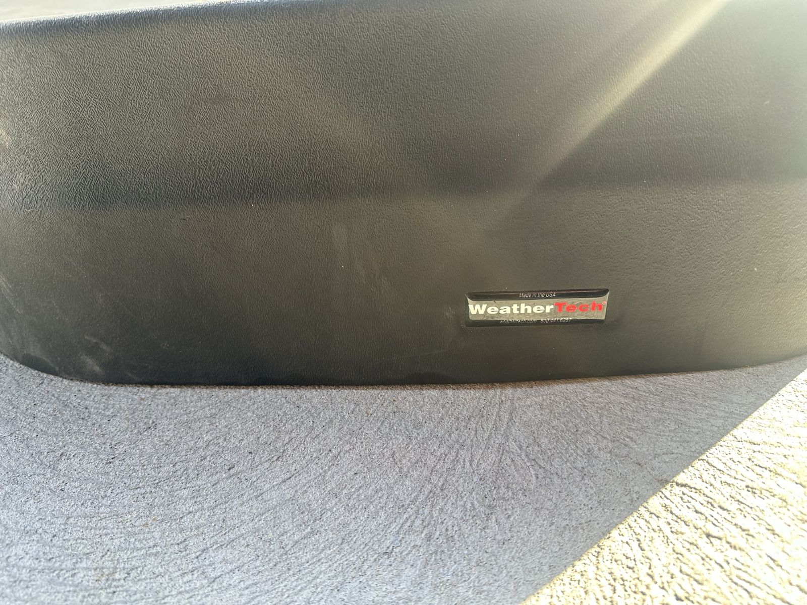 WeatherTech rear seat storage