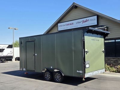 2027 Continental Cargo 8x18 / 8.5x18 All Aluminum Enclosed Cargo w/ Cabinet-Premium pkg New