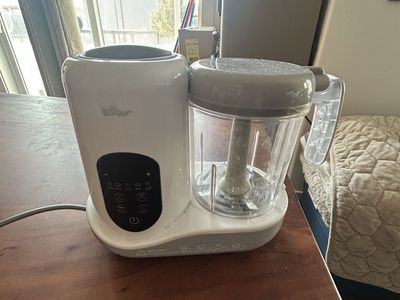 Bear Baby Food Maker Steamer and Blender - White/Gray