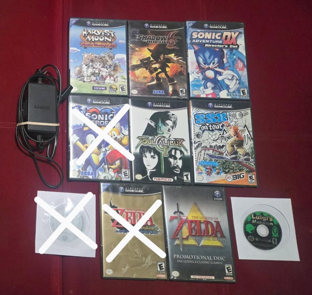 Nintendo Gamecube game bundle including Zelda Collectors Edition! trades considered!