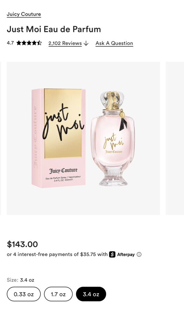 Juicy Couture Just Moi Eau De Parfum