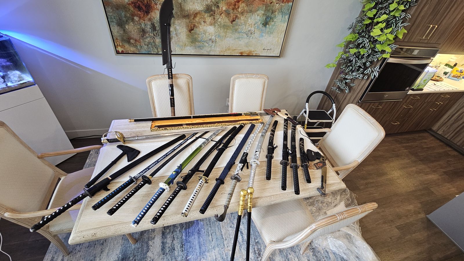 BRAND NEW Display Swords, Katanas & Tactical Tomahawks (Multiple Available)