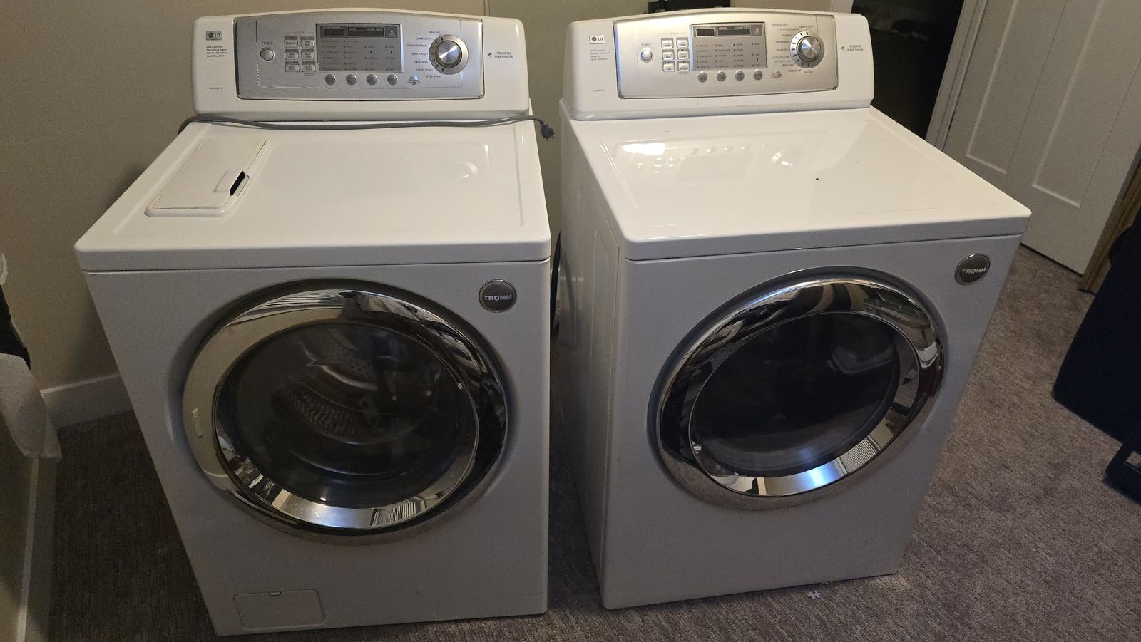 LG Ultra Capacity Front Load Washer and Dryer Set