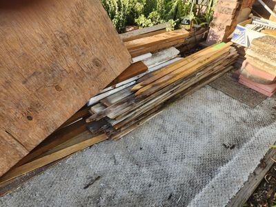 Aged gray cedar fence boards. About 5 feet each. $3 for each board.