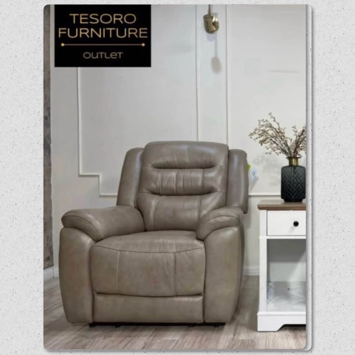 MASON LEATHER RECLINER CHAIR