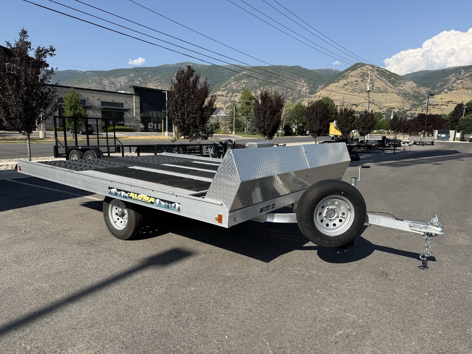 Aluminum Tilt Sled Trailer