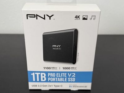 NEW – PNY 1TB Portable SSD – USB C 3.2