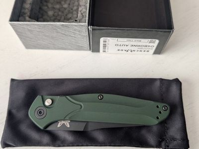 Benchmade 9400BK Osborne Auto Reverse Tanto Pocket Knife - Brand New!