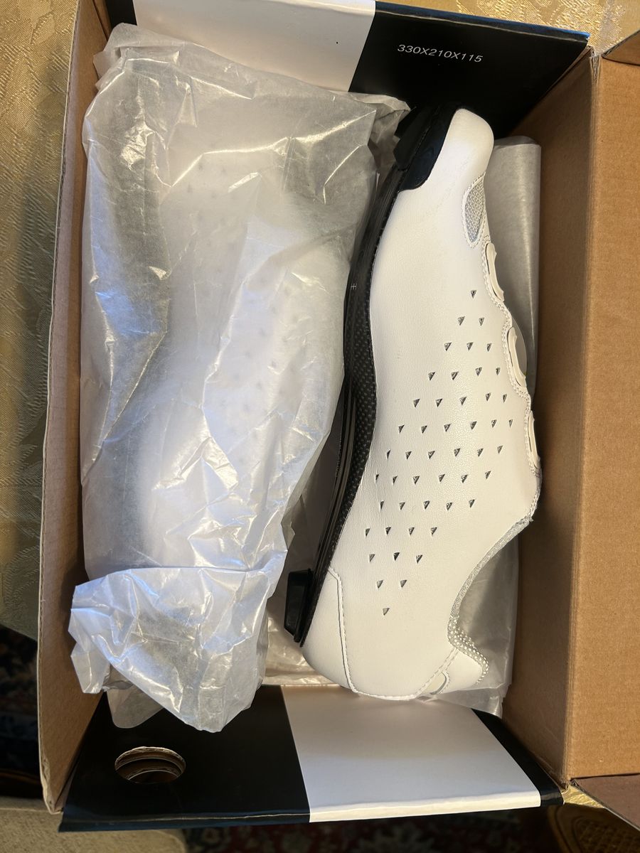 LAKE CX238 Cycling Shoes - White/White Clarino - EU 43 (Men's 270.5-273mm)