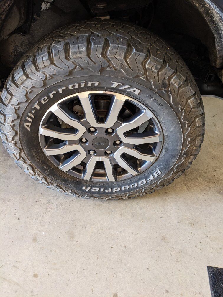 285/65/r18 tires on Ford ranger 18" rims