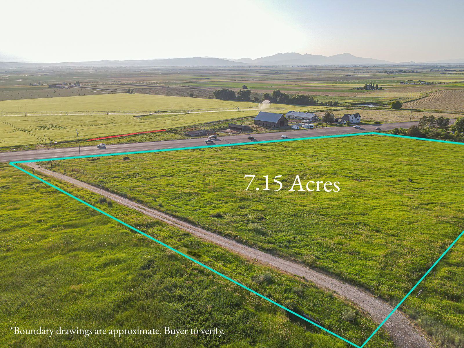 7.15 Acres, Highway Frontage, Great Horse Property or Build a Home!