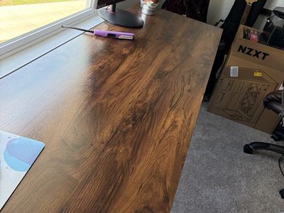 63” computer desk