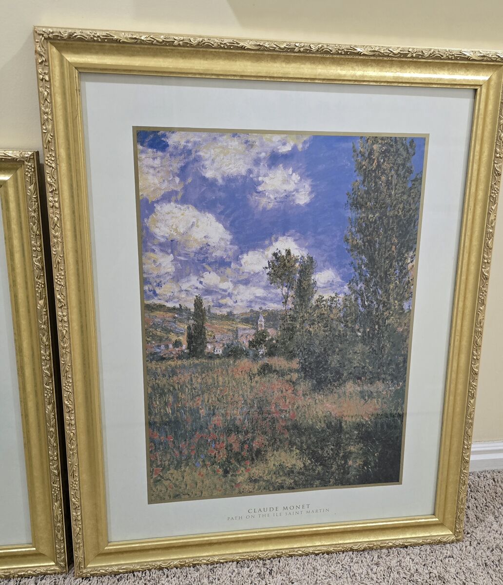 Pair of Claude Monet Framed Art
