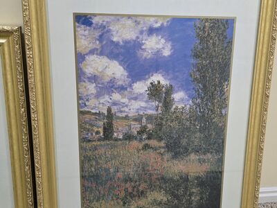 Pair of Claude Monet Framed Art