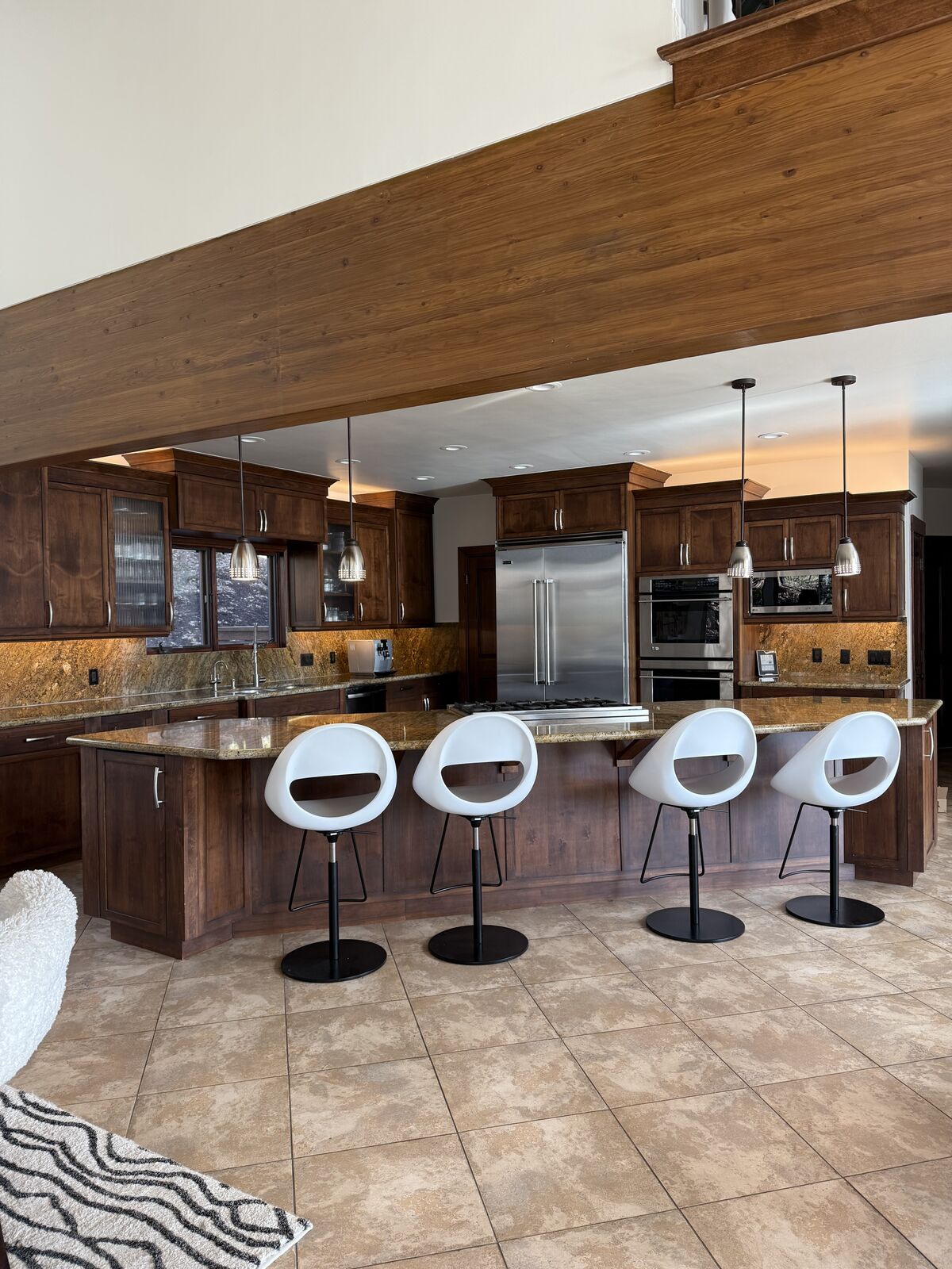 Kitchen cabinets Alder wood and doweled construction