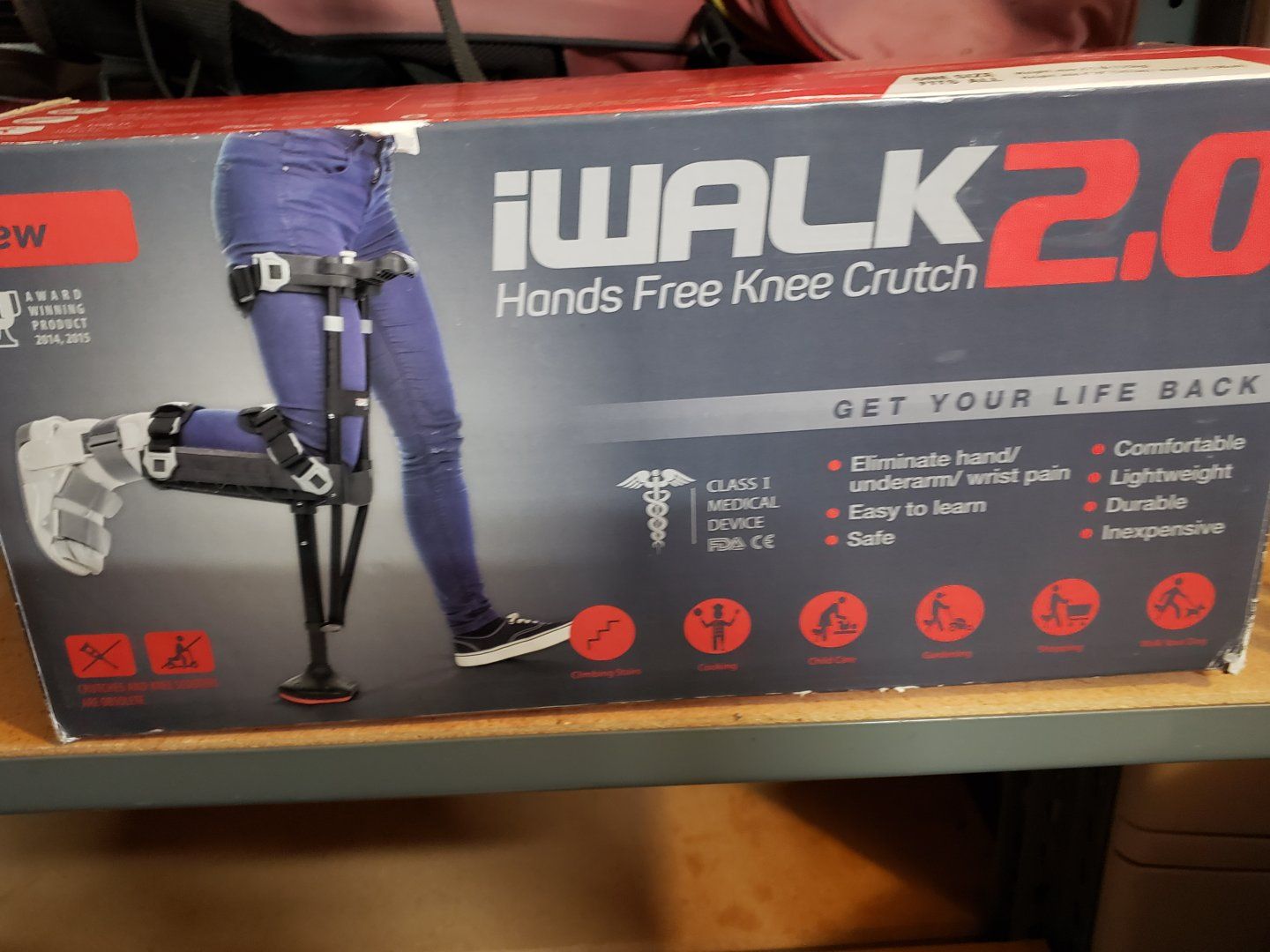 iWALK 2.0 Hands Free Knee Crutch - Mobility Aid