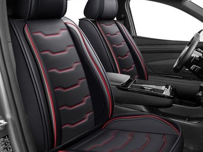 PREMIUM HYUNDAI TUCSON CAR SEAT COVERS FULL SET FITS 2010-2025 REDLINE-BRAND NEW!!!