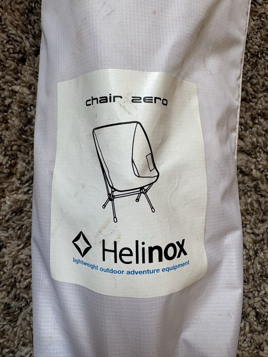 Helinox Chair Zero Lightweight. Perfect for backpacking!