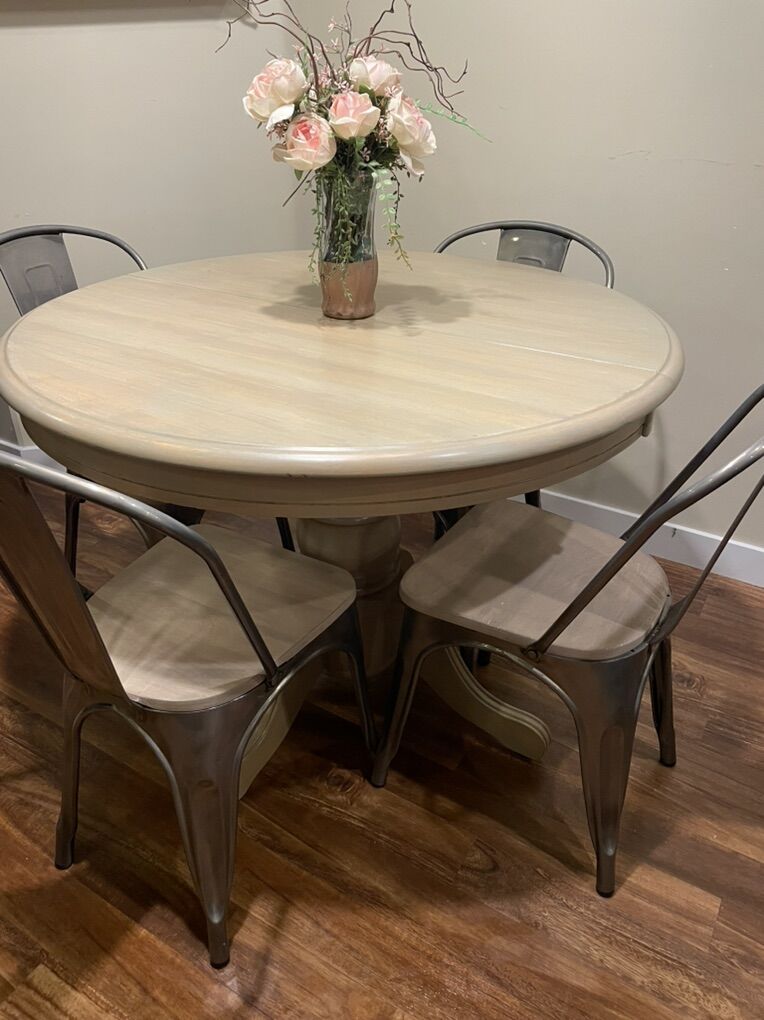 Dining Table Set With 4 Chairs