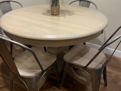 Dining Table Set With 4 Chairs