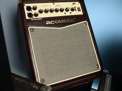 Acoustic A20 20W Acoustic Guitar Amplifier - Brown/Tan. Tested. Excellent Conditions!