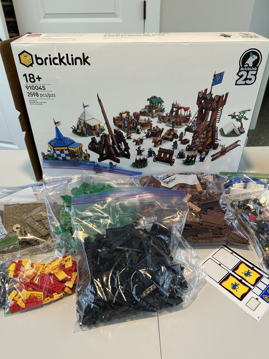 Lego Castle Siege Encampment Bricklink designer set 910045