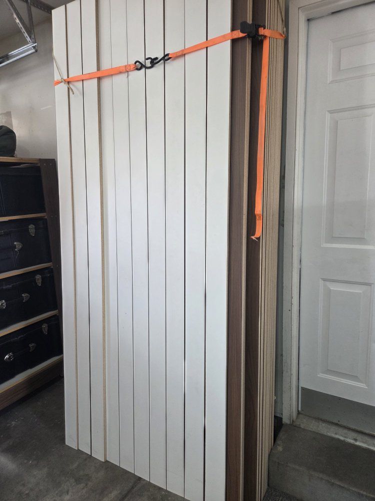 Laminated wood with vinyl edging - 4 inch by 3/4 inch by 8 feet