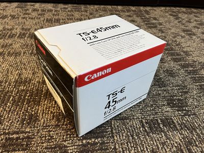 Canon TS-E 45mm f/2.8 MF Tilt Shift Lens
