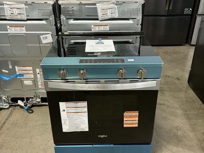 NEW WHIRLPOOL SMART ELECTRIC SLIDE IN RANGE STAINLESS