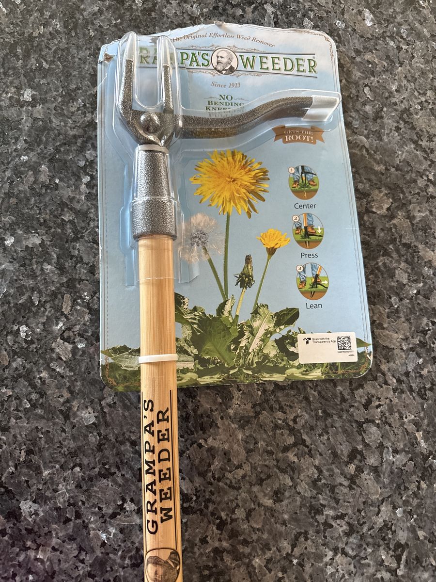 New Grandpa's Weeder Original Effortless Weed Remover - Stand-Up Weeding Tool