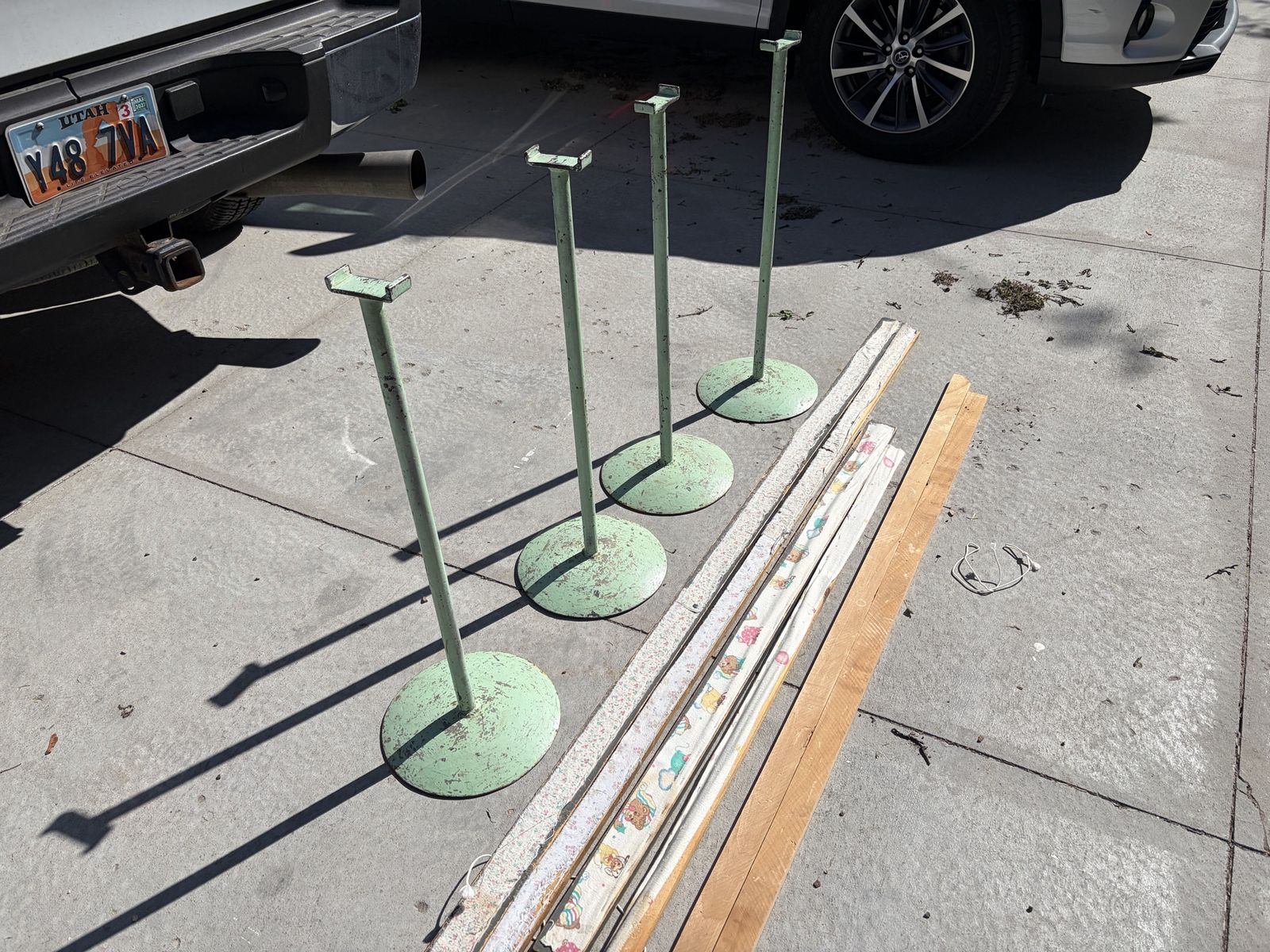 Vintage quilting frame